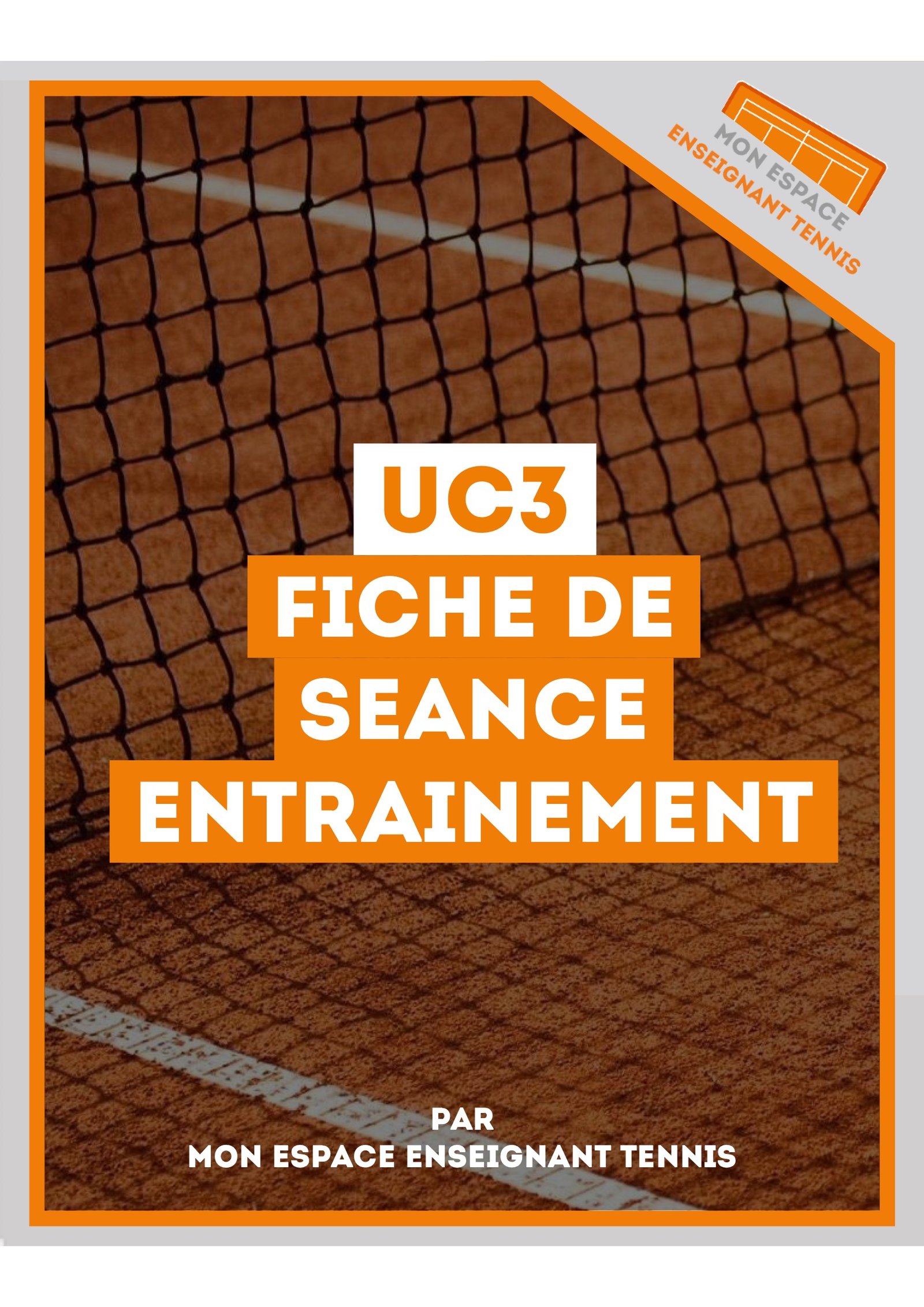 UC3 - Fiche de Séance "Entrainement"
