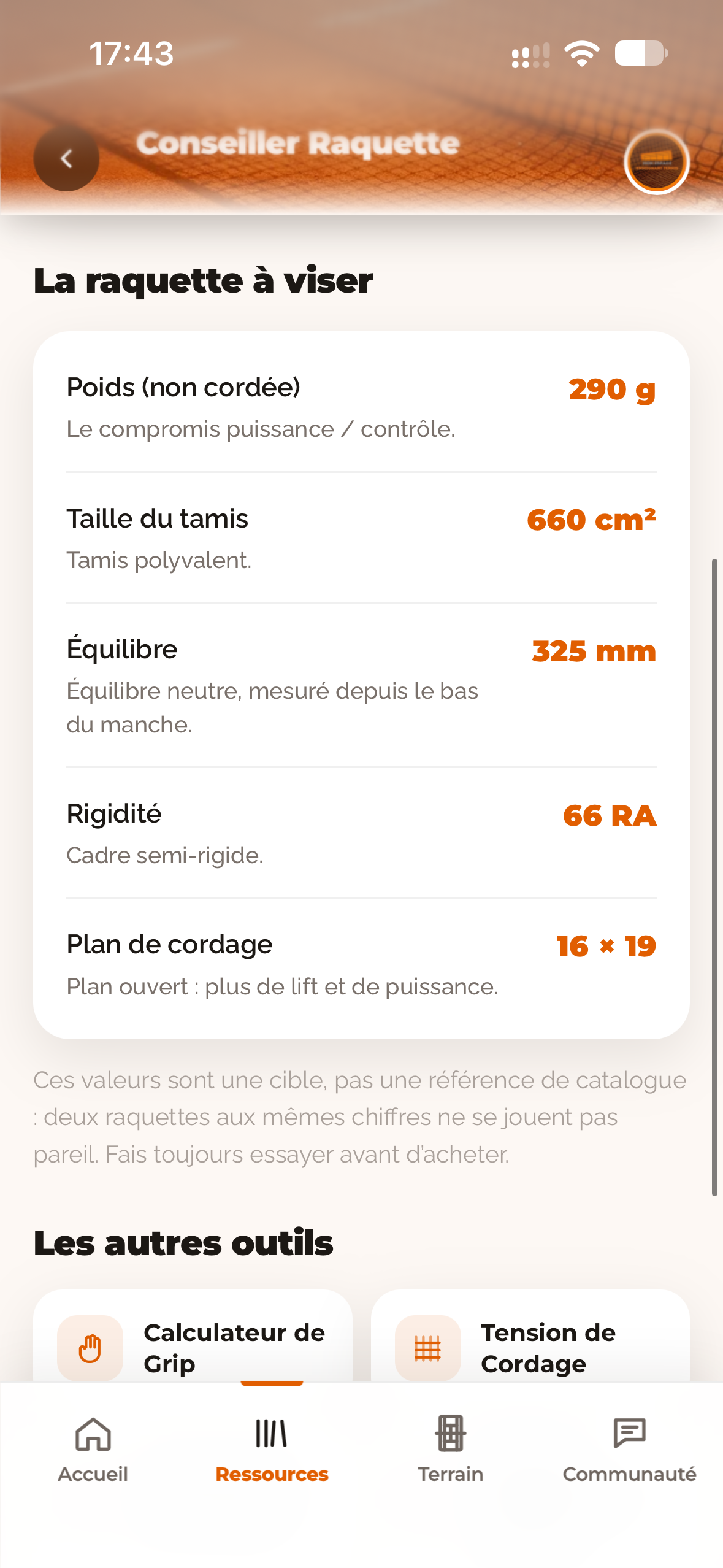 Huit outils à sortir sur le court, téléphone à la main — sur téléphone