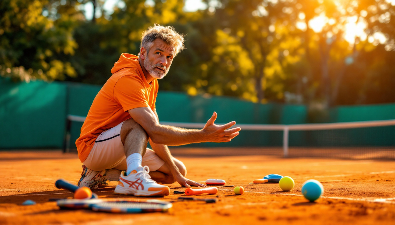 tennis, apprentissage, coach, enseignant, apprendre