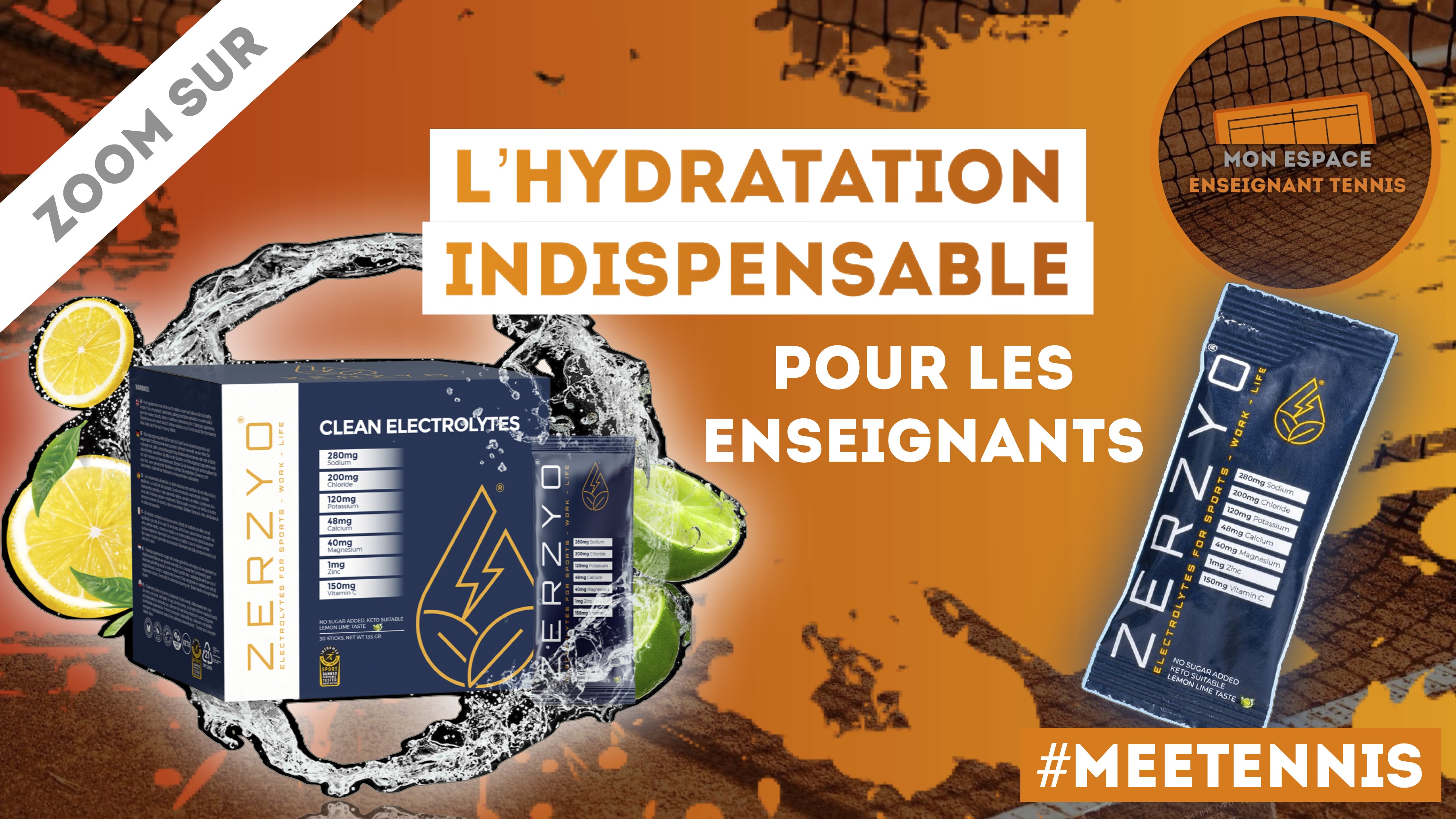 meetennis, electrolytes, zerzyo, hydratation, tennis, nutrition