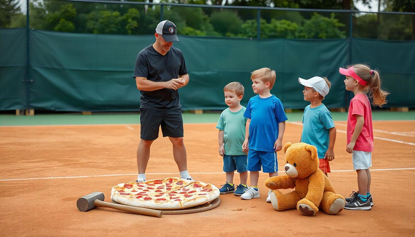 Prise de raquette, Tennis, Enfants