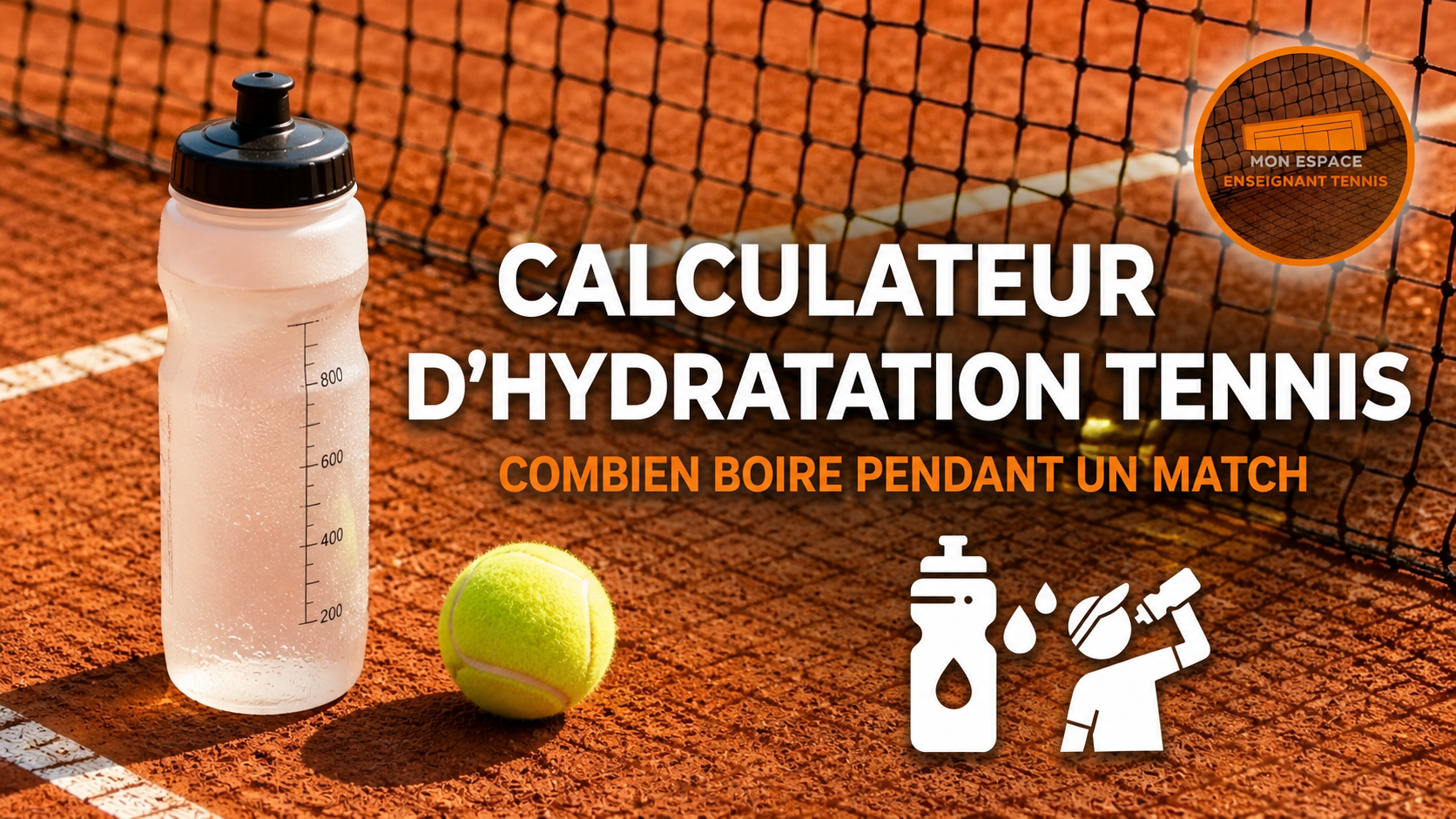 tennis, electrolytes, coach, enseignant, tennis
